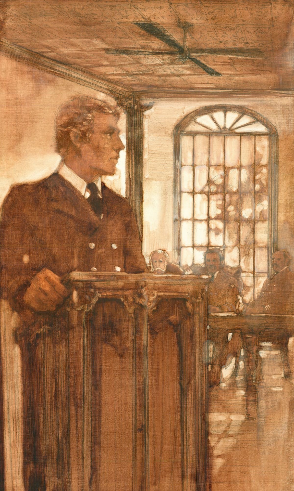 Walt Spitzmiller (MO,1944-2020) oil painting (1 of 11)