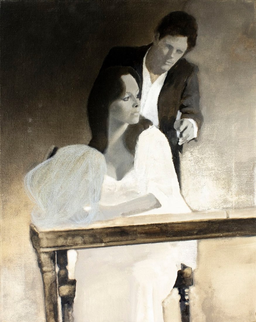 Dennis Luzak (IL,1939-?) oil painting (1 of 13)