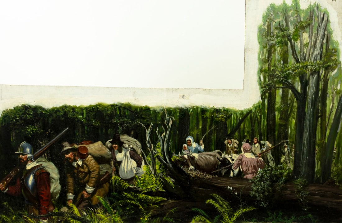 Alton Tobey (CT,1914-2005) oil painting (1 of 13)