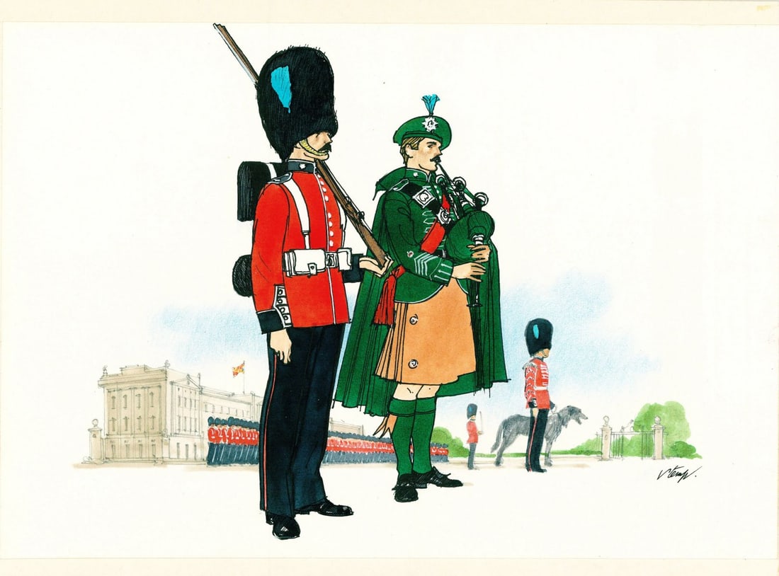 Eric Stemp (UK,1924-?) watercolor painting (1 of 11)