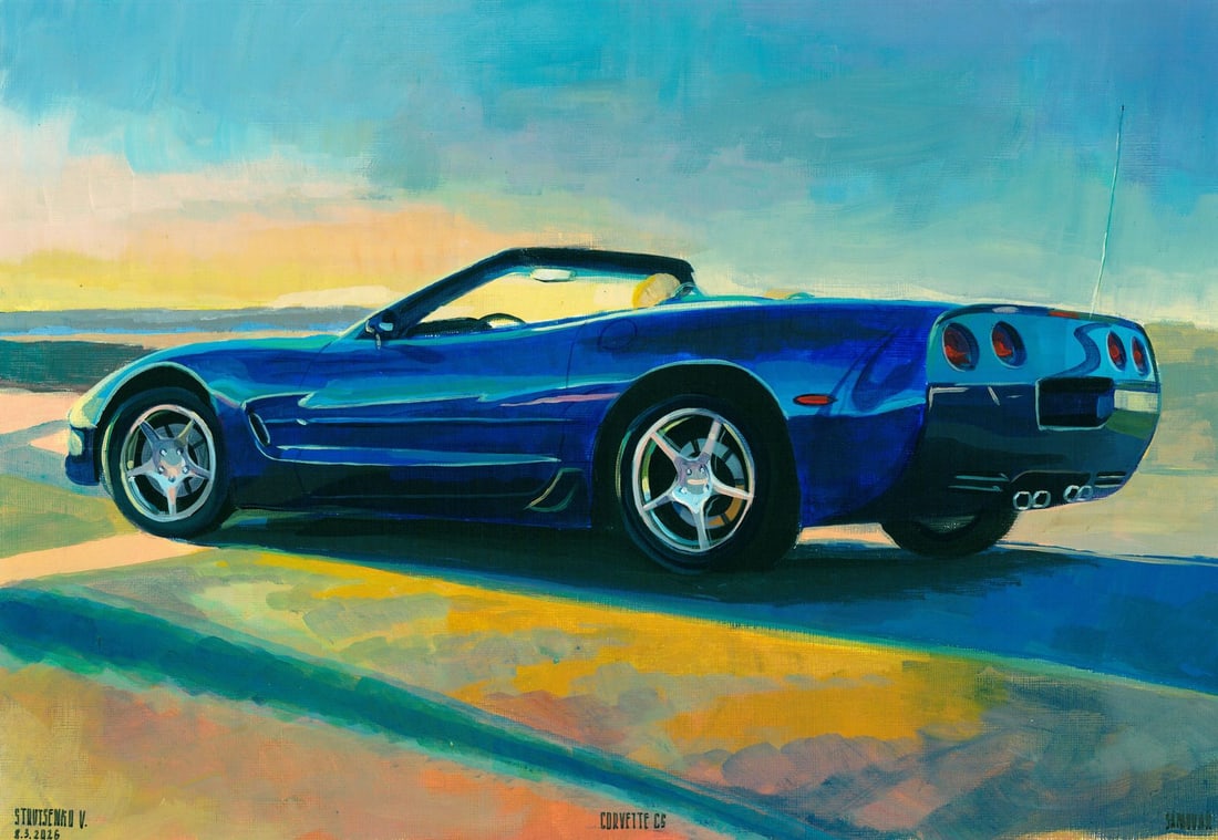 Volodymyr Strutsenko (Ukraine,20/21C) acrylic painting (1 of 12)
