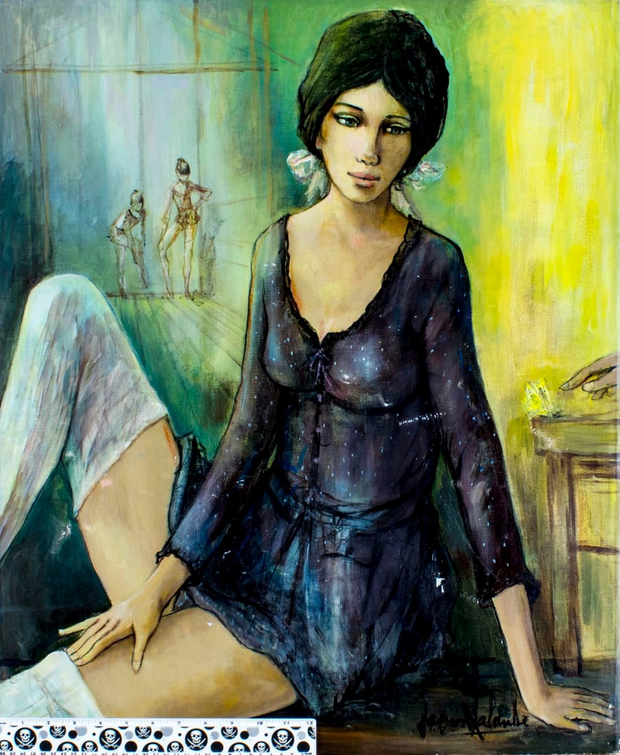 Jacques Lalande (French,1921-2003) oil painting - 2