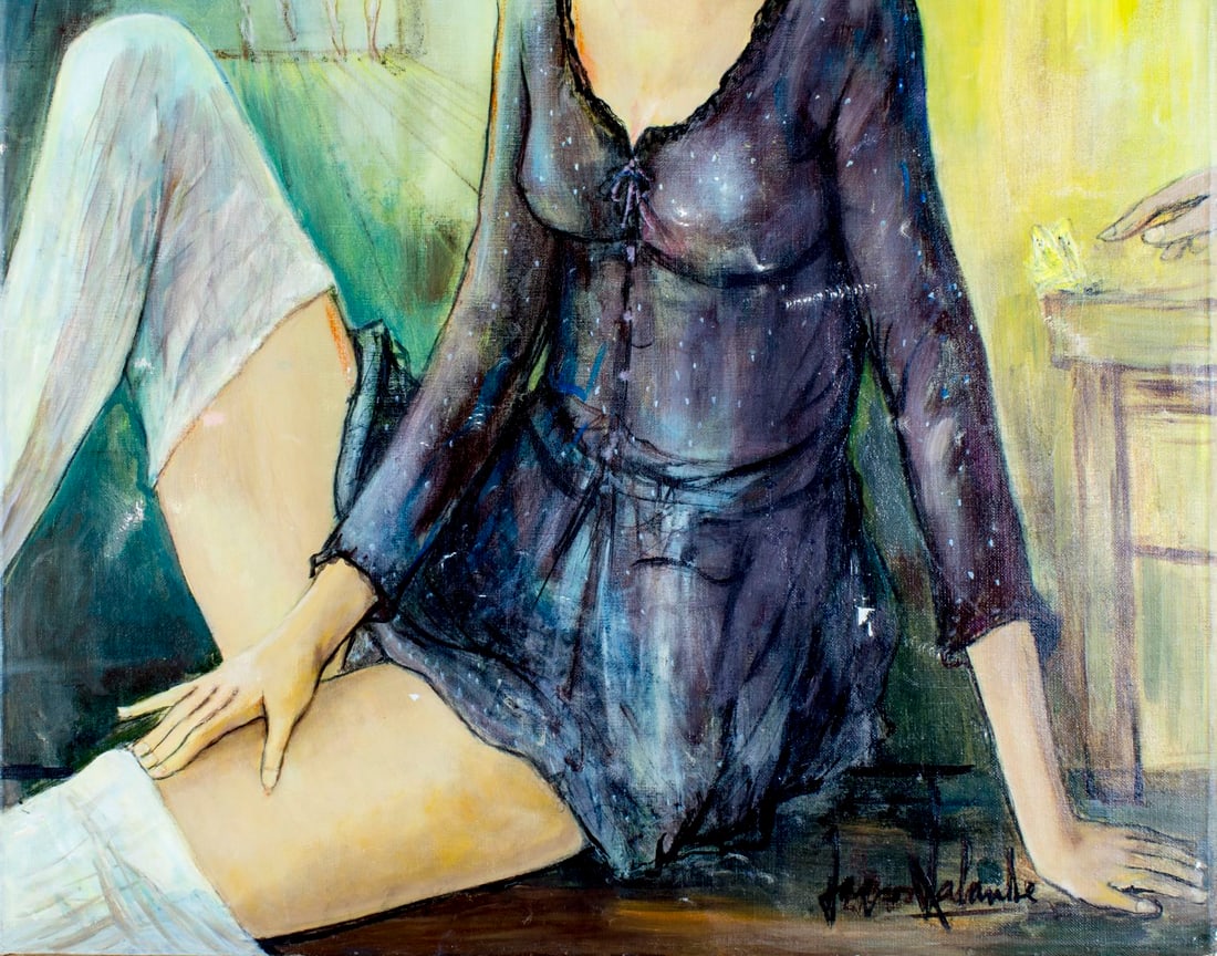 Jacques Lalande (French,1921-2003) oil painting - 7