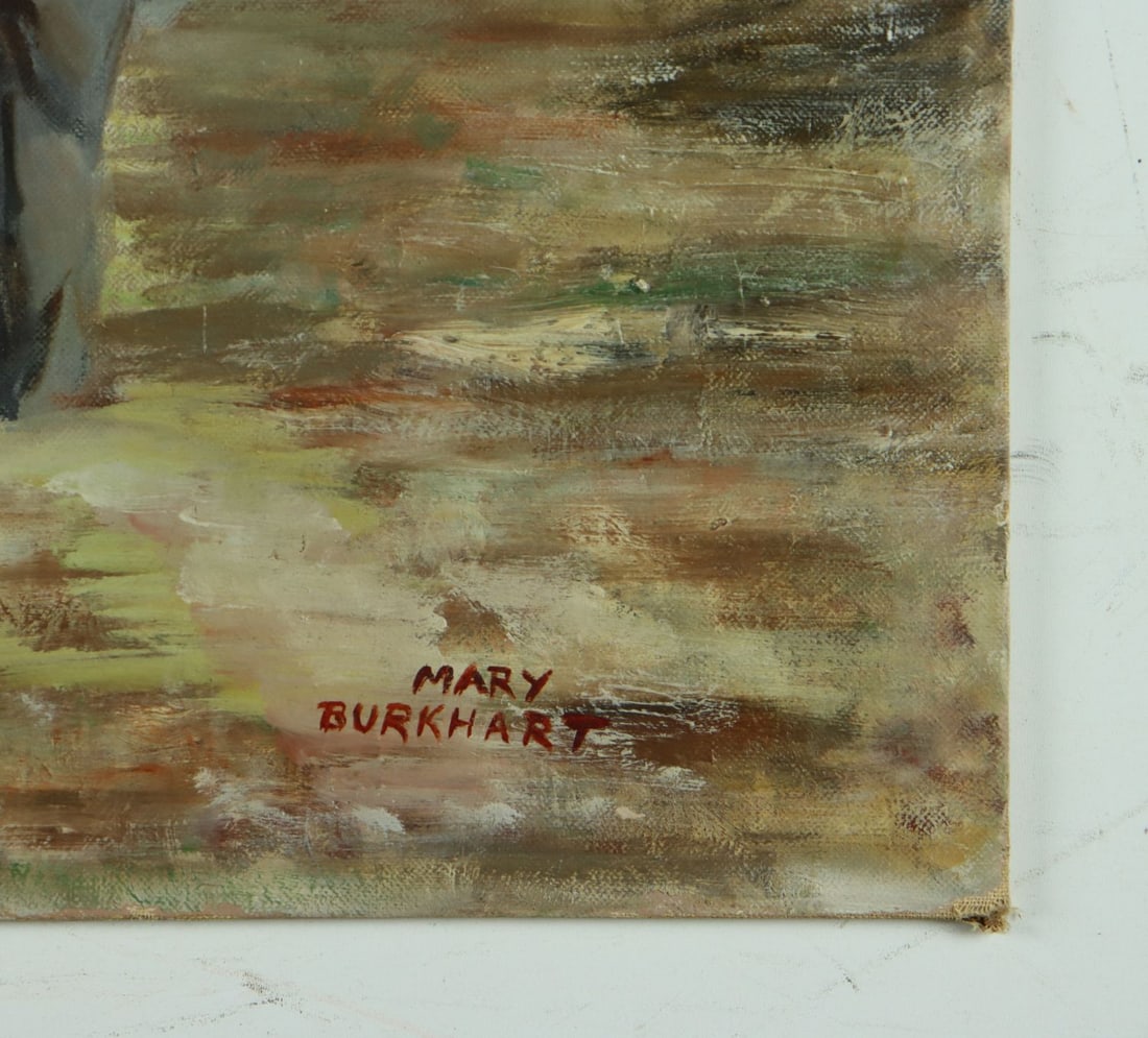 Mary Burkhart (US,20C) oil painting - 10