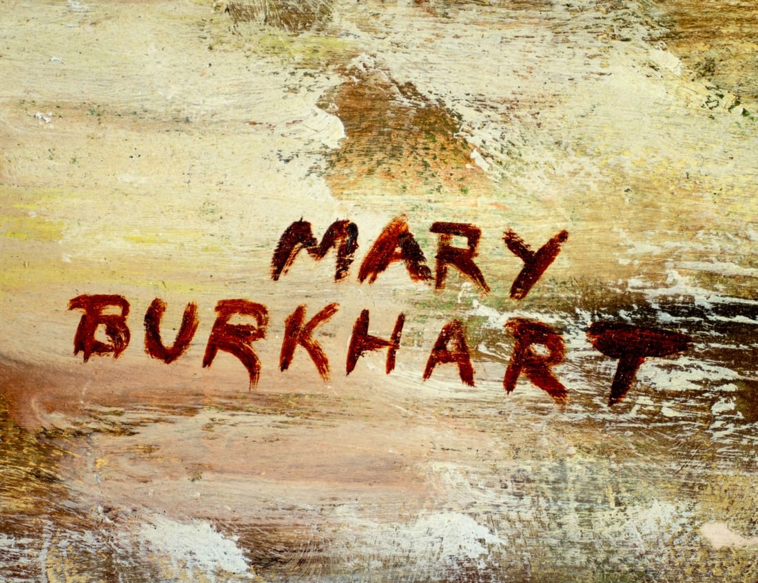 Mary Burkhart (US,20C) oil painting - 4