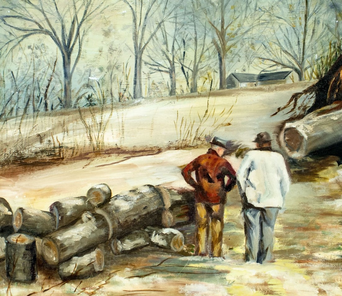 Mary Burkhart (US,20C) oil painting - 5