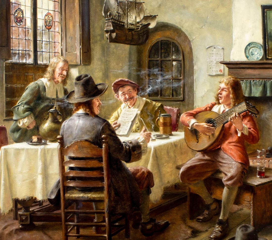 Fritz Wagner Hohenberg (German,1902-1976) oil painting - 5