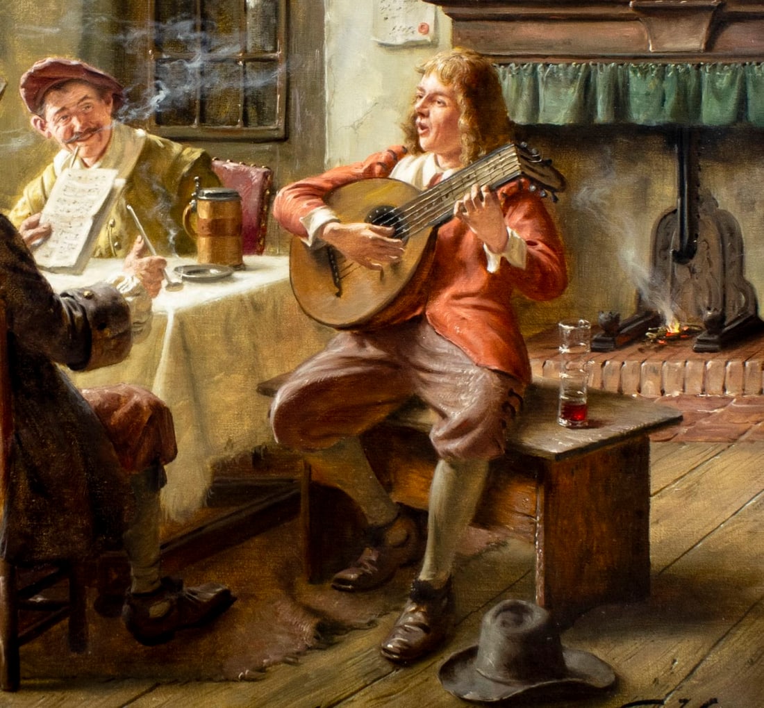 Fritz Wagner Hohenberg (German,1902-1976) oil painting - 7