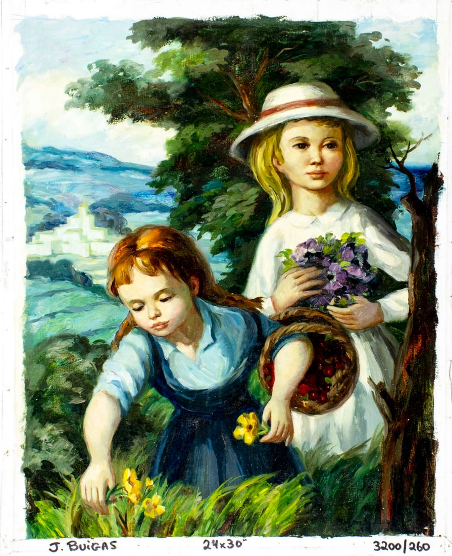 Jose Buigas (Spain,1927-?) oil painting - 3