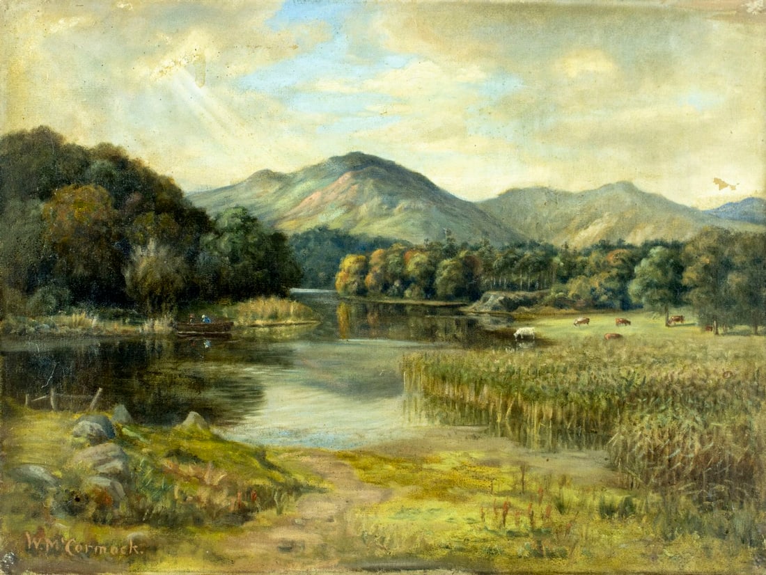 W McCormack (UK,19C) oil painting antique (1 of 13)