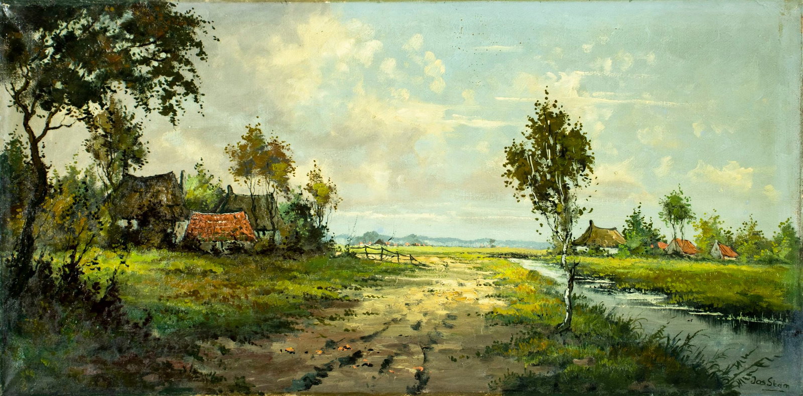 Joseph Stam (Europe,20C) oil painting (1 of 12)