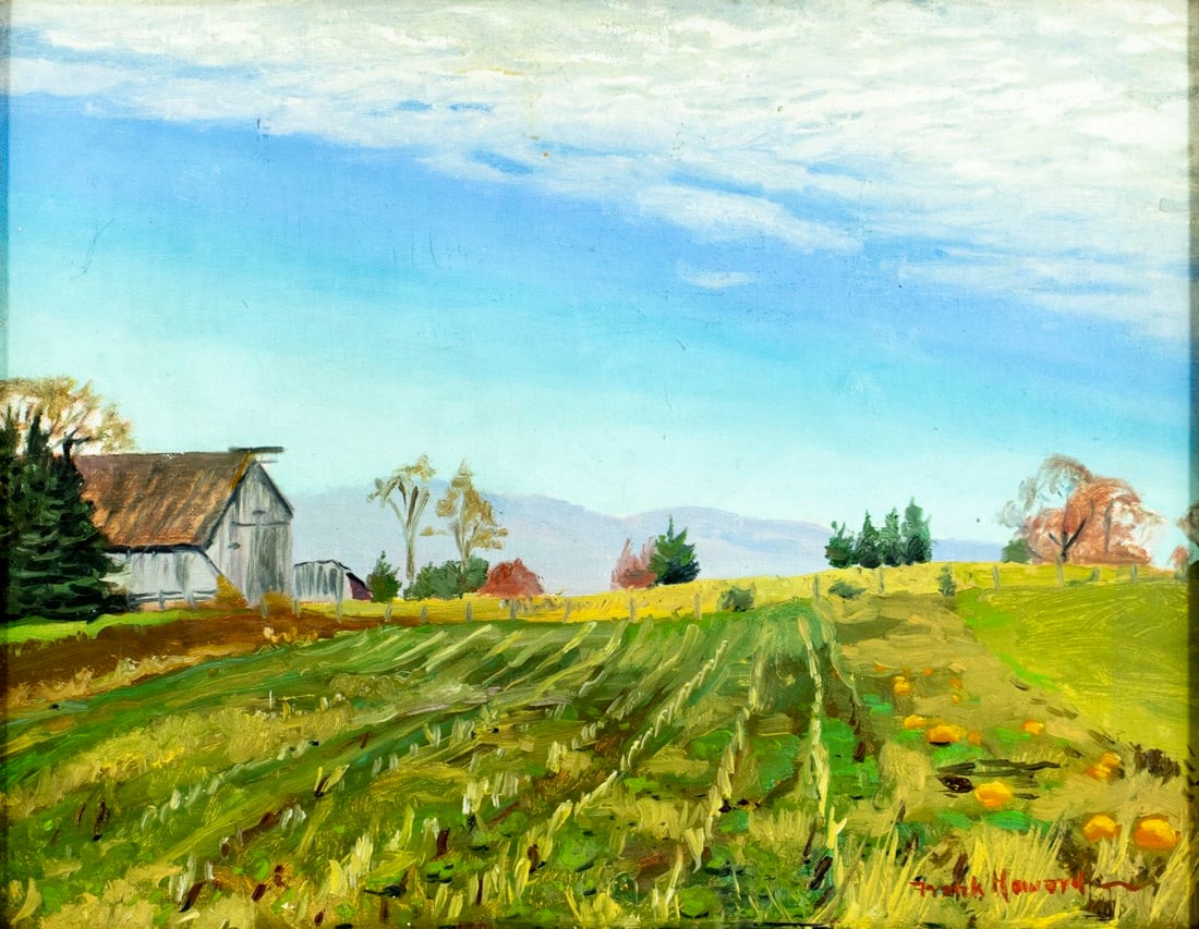 Frank Howard (US,20C) oil painting (1 of 11)