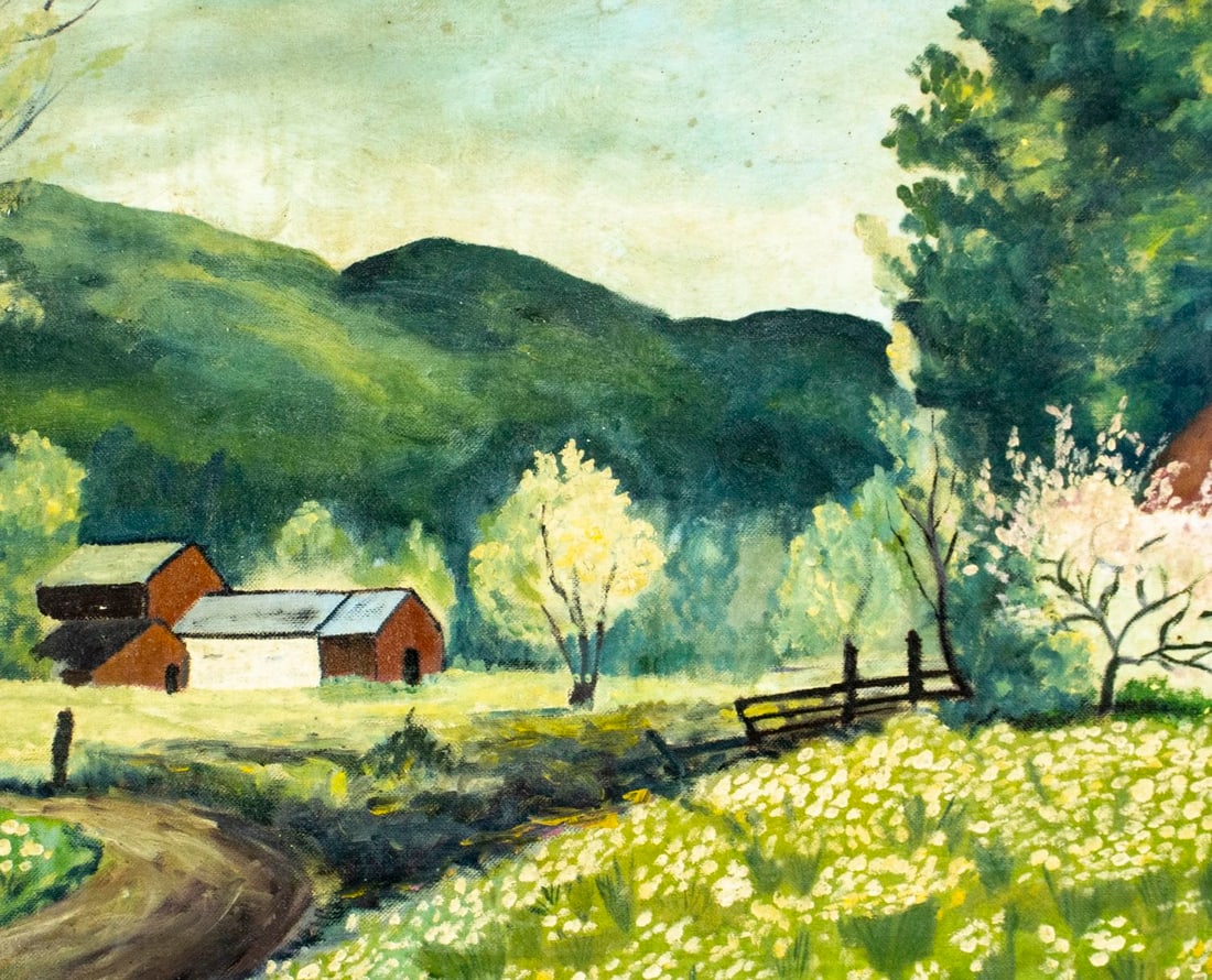 B Spalding (US,20C) oil painting - 4