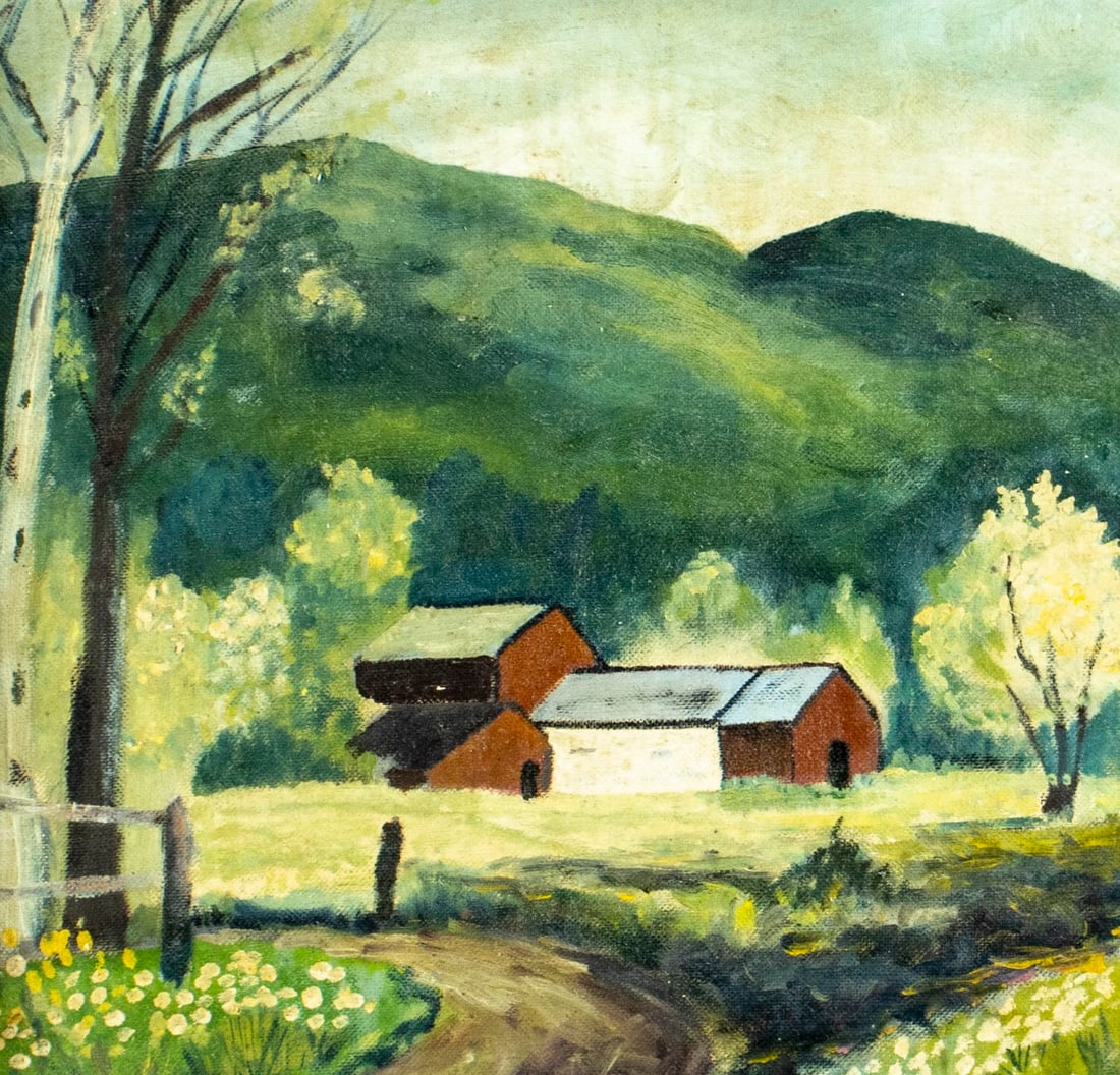 B Spalding (US,20C) oil painting - 5