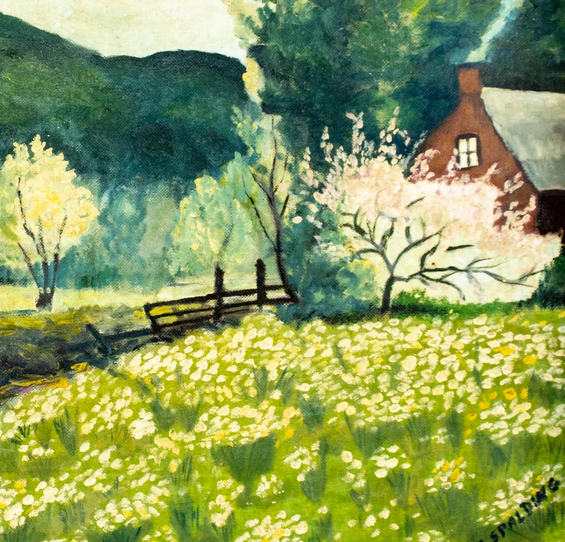 B Spalding (US,20C) oil painting - 6