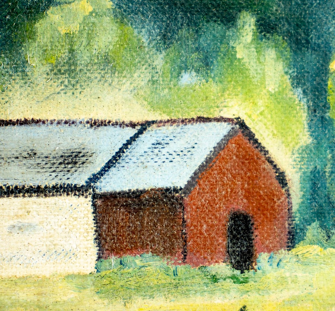 B Spalding (US,20C) oil painting - 7