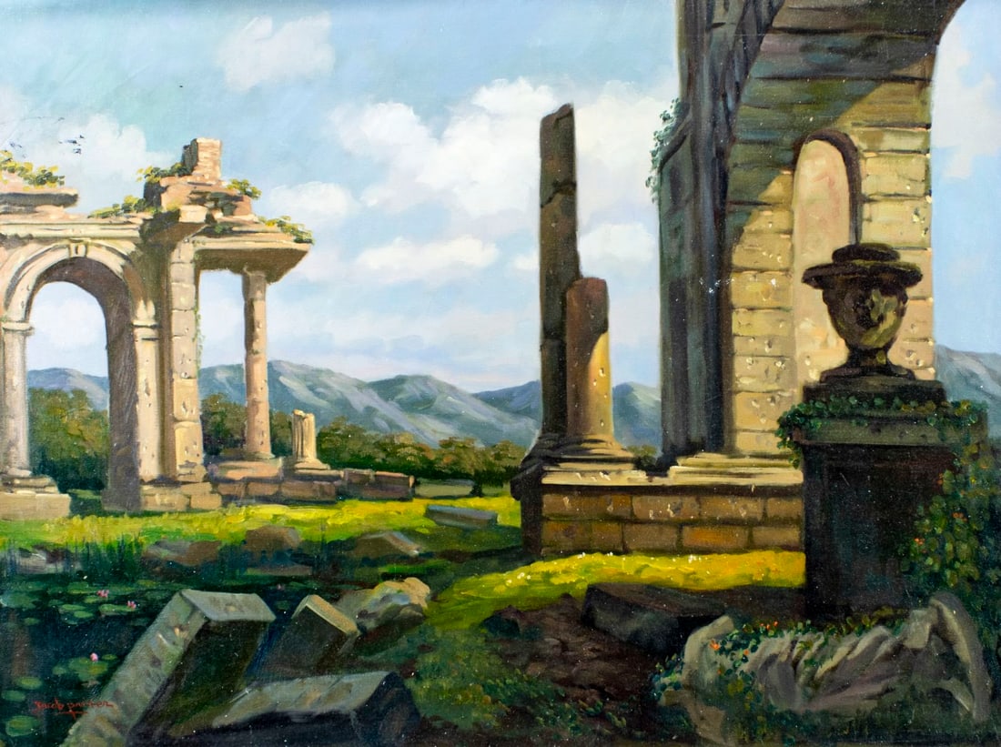 Jacob Parker (Europe,20C) oil painting (1 of 13)