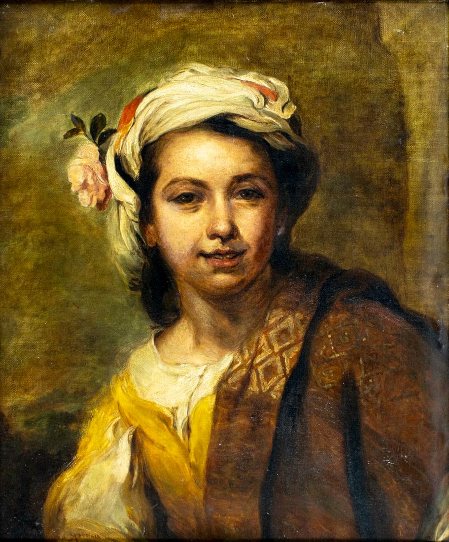G Mortimer (Europe,19C) oil painting antique AFTER Murillo (1 of 15)