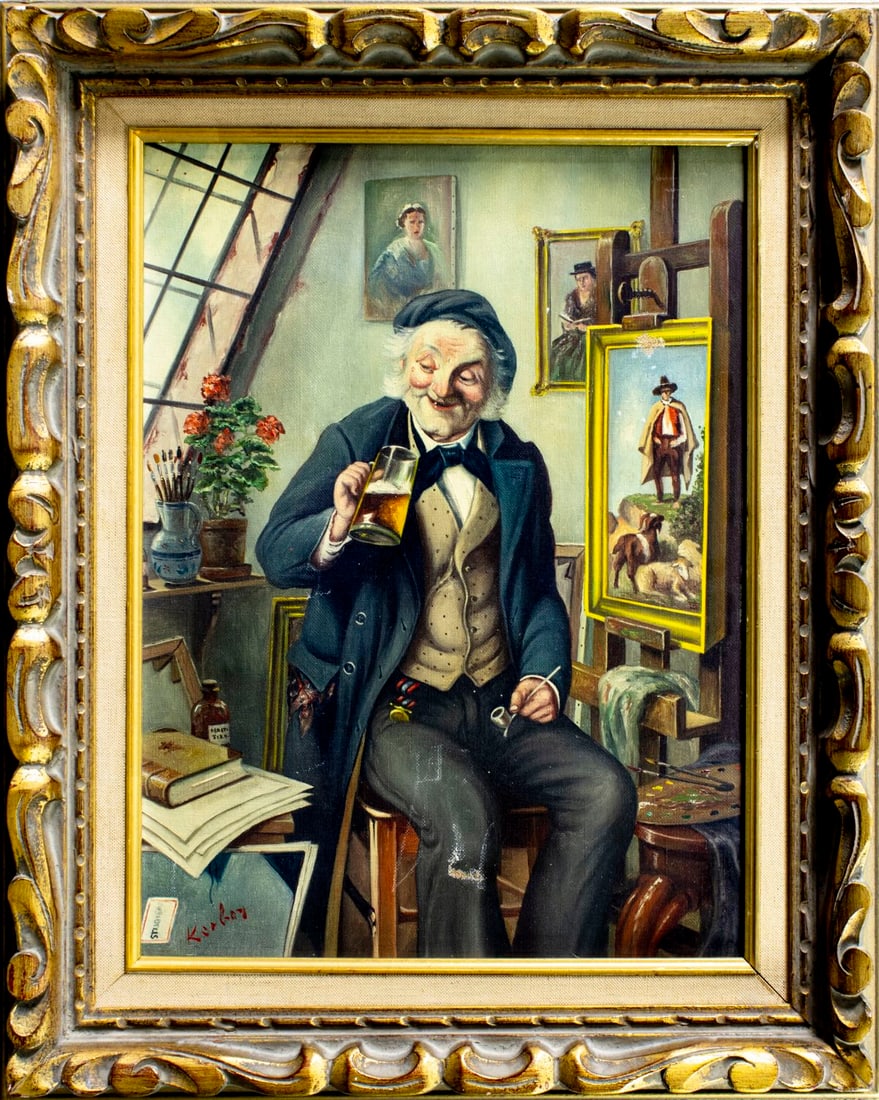 Hans Kerber (Austria,1920-?) oil painting - 3