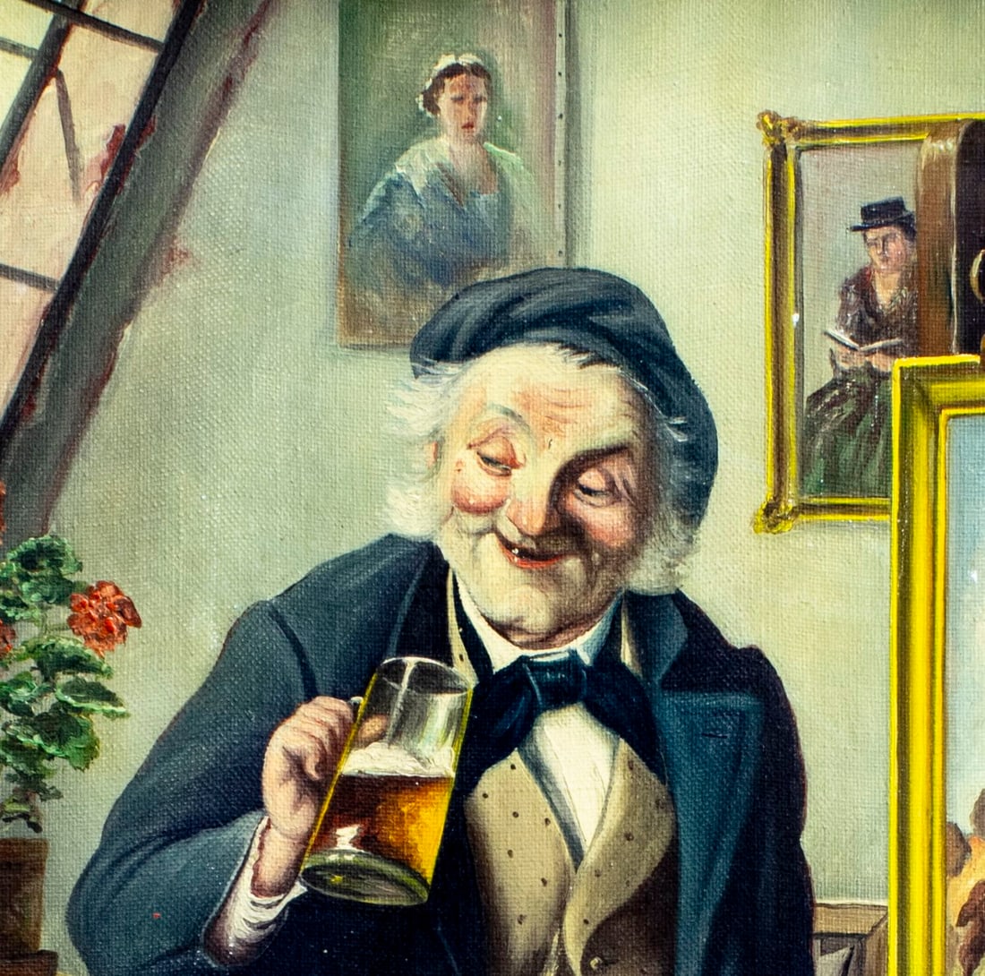 Hans Kerber (Austria,1920-?) oil painting - 7