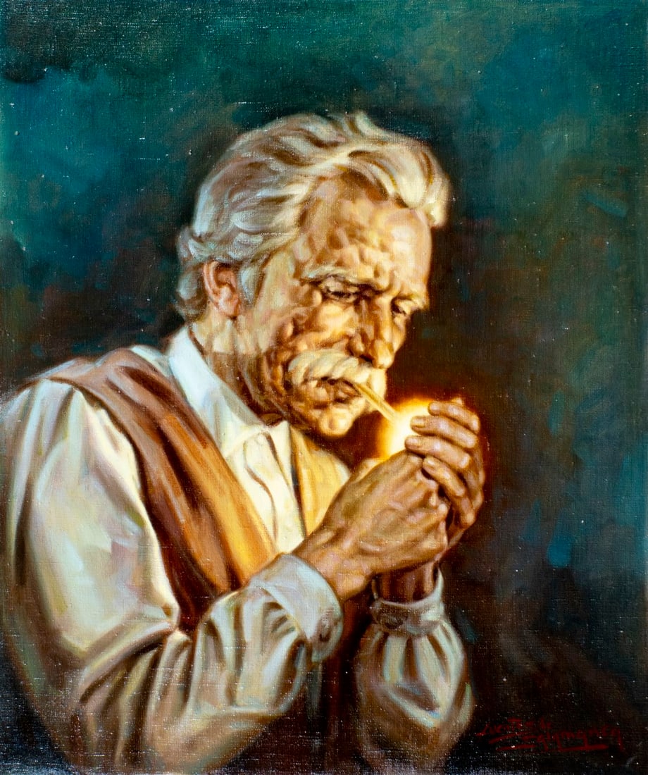 Jose Fuentes de Salamanca (Spain,1934-?) oil painting (1 of 13)