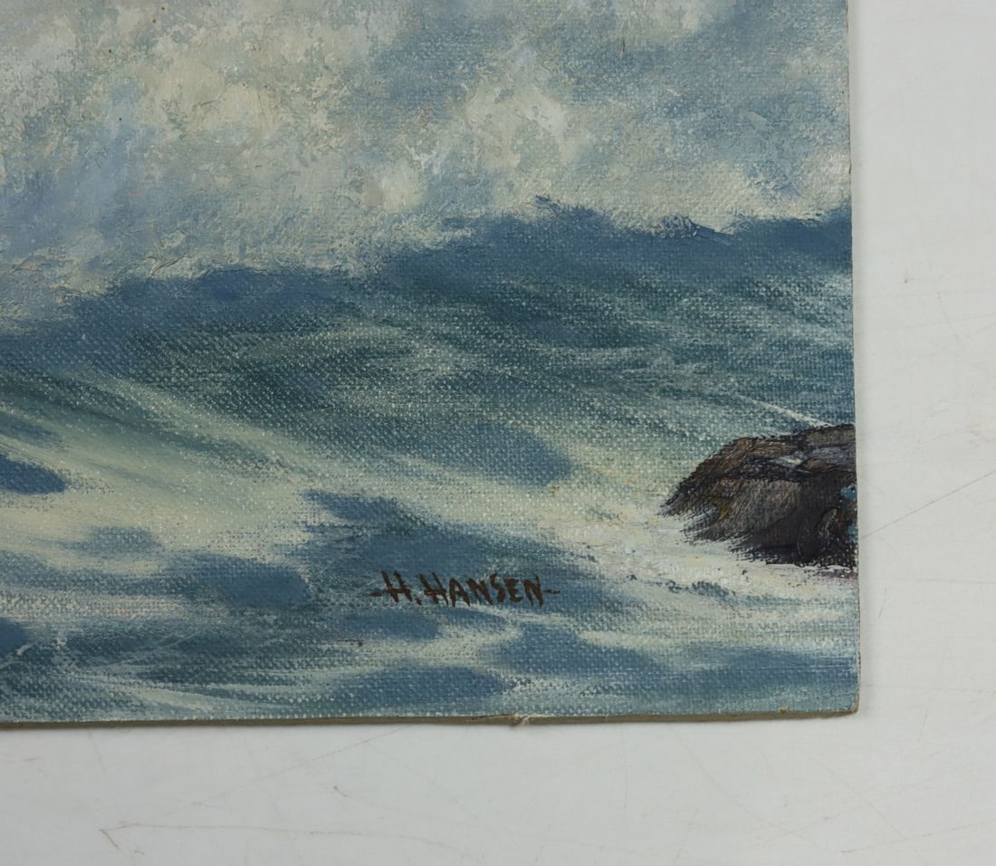 H Hansen (US,20C) oil painting - 10