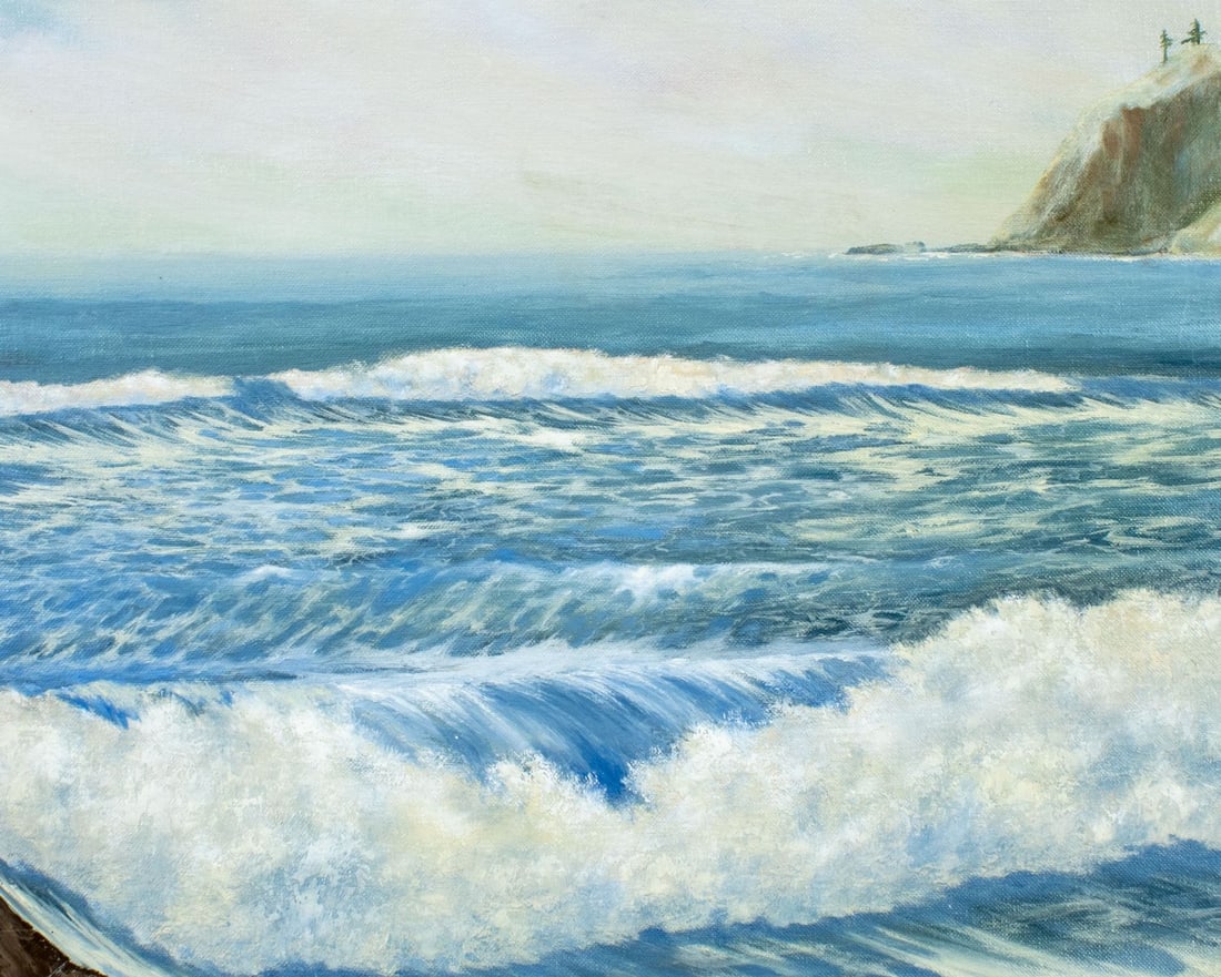 H Hansen (US,20C) oil painting - 5
