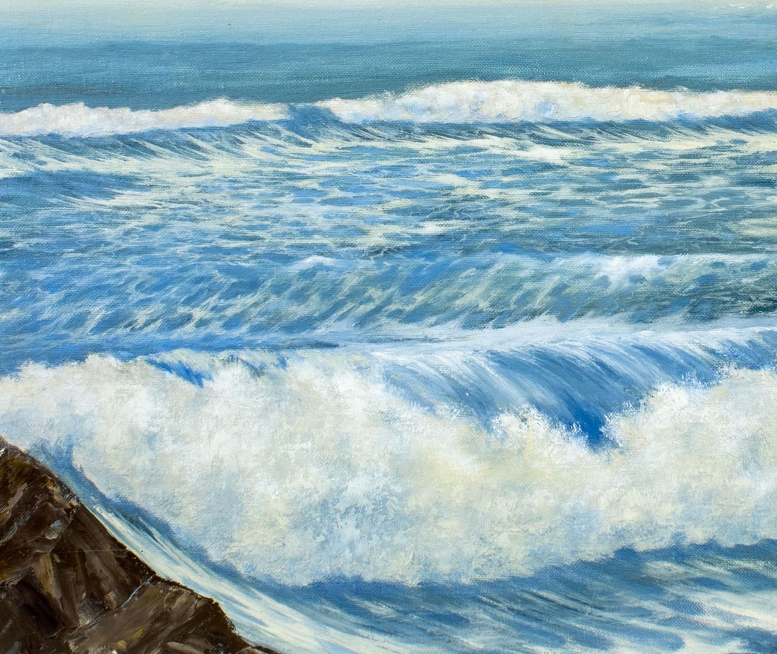 H Hansen (US,20C) oil painting - 6