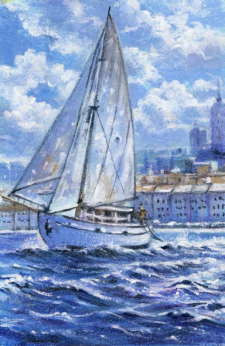 Vladimir Fenot (Ukraine,b 1970) oil painting (1 of 10)