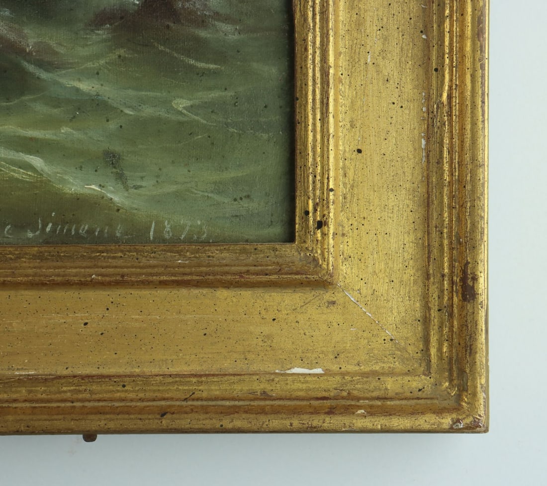 Tommaso De Simone (Italy,1805-1888) oil painting antique - 10