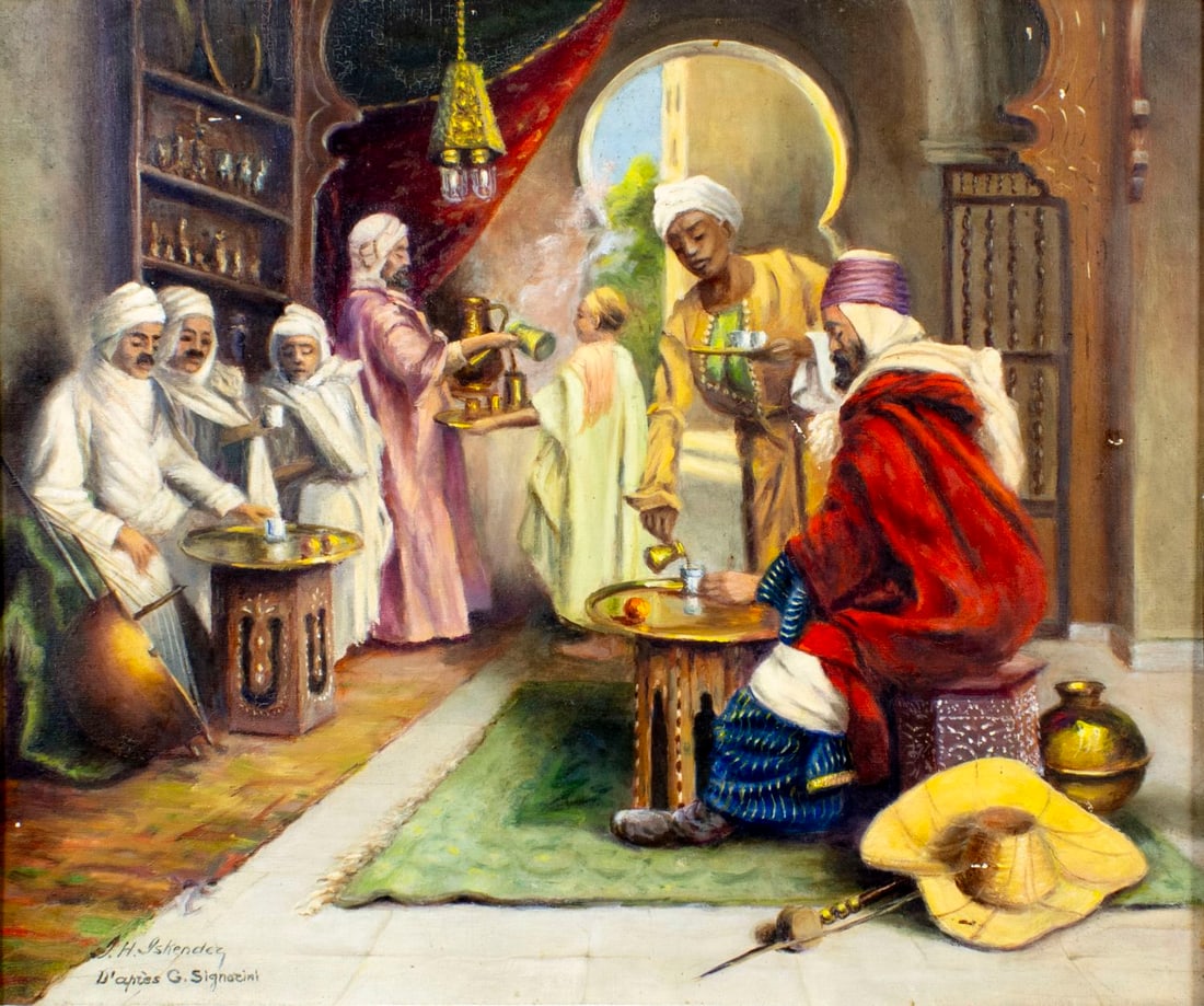 J H Iskender (Europe,mid 20C) oil painting (1 of 12)