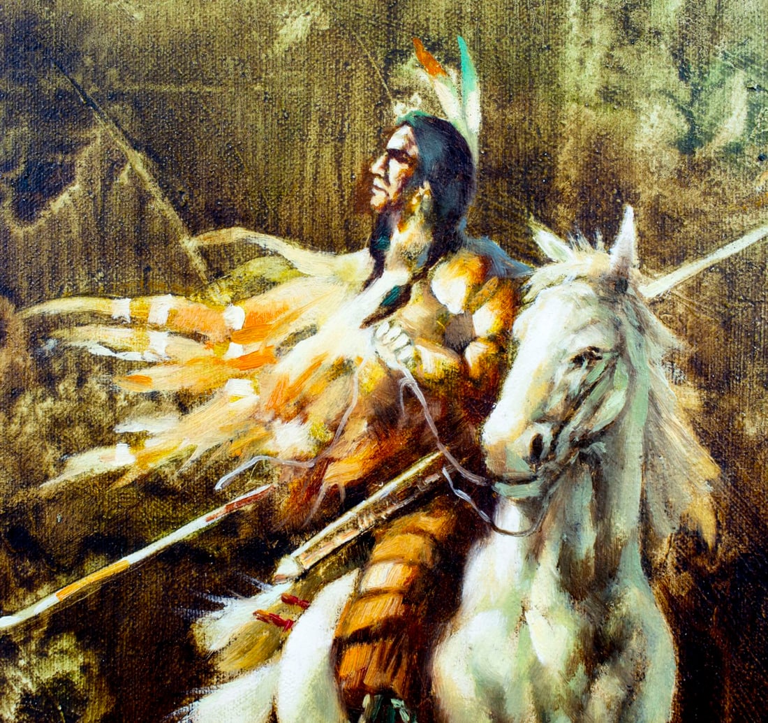 Gerald Bogard (CA,20C) oil painting - 8