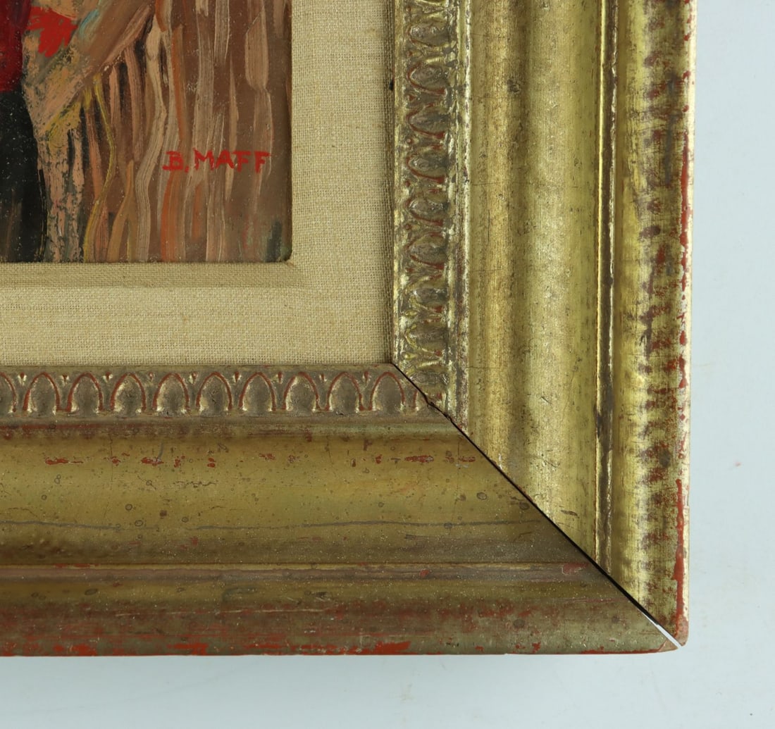 B Maff (US,mid 20C) oil painting AFTER Henry H Cross - 11