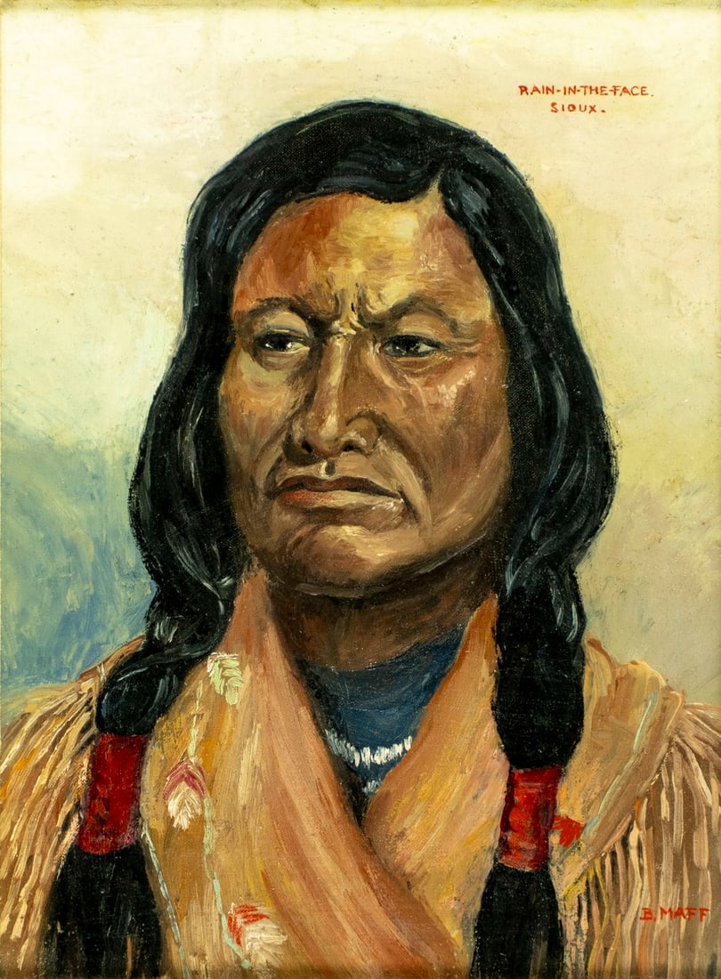 B Maff (US,mid 20C) oil painting AFTER Henry H Cross (1 of 18)