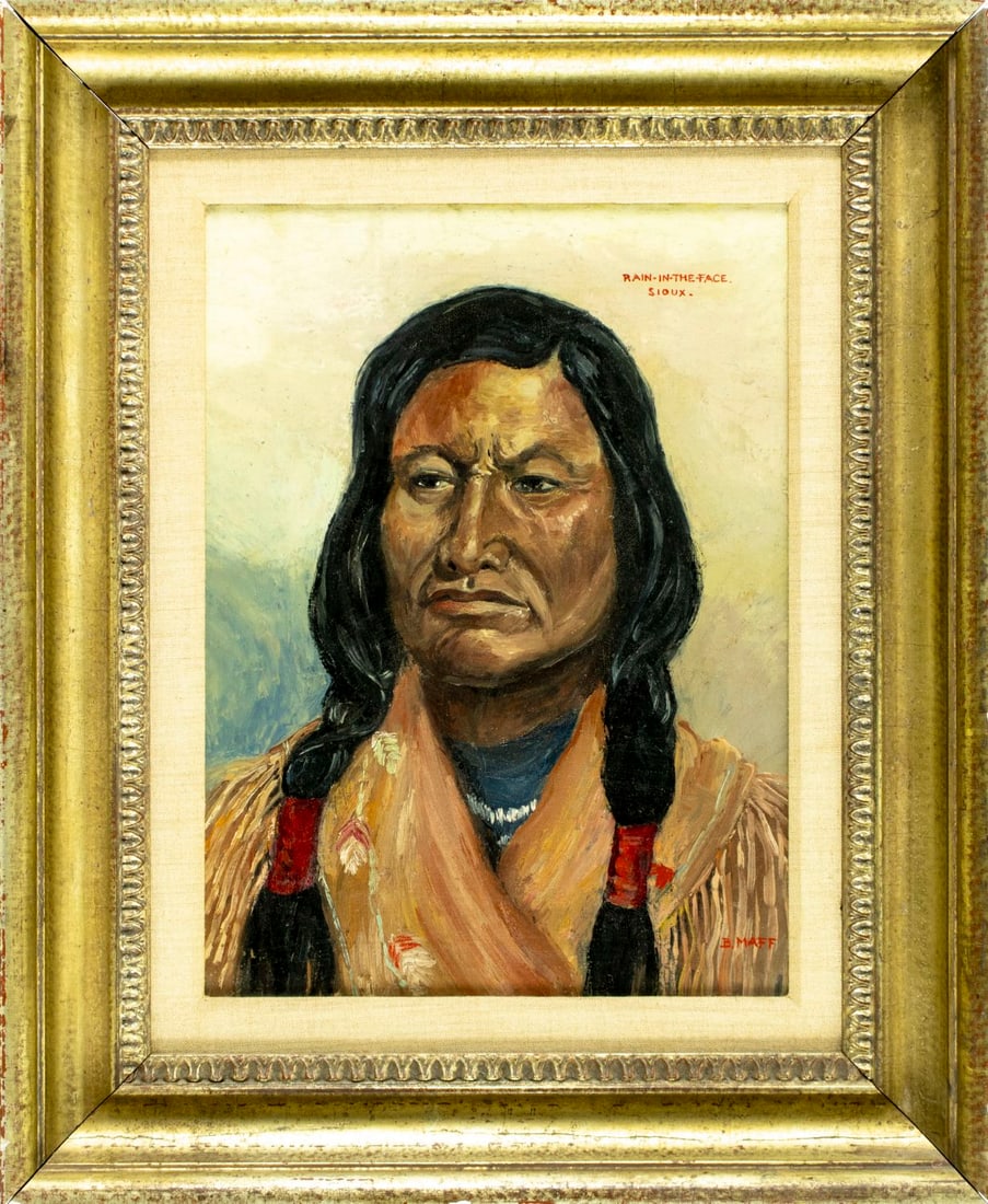 B Maff (US,mid 20C) oil painting AFTER Henry H Cross - 3