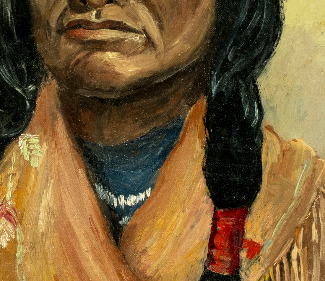 B Maff (US,mid 20C) oil painting AFTER Henry H Cross - 6