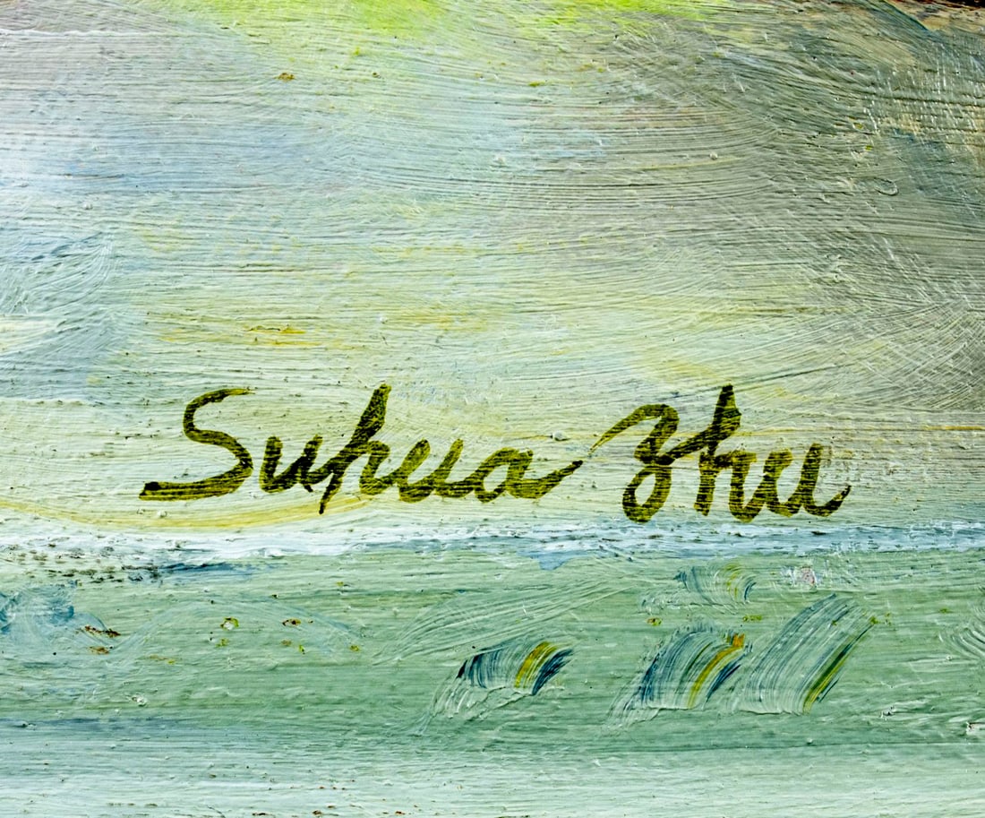 Suhua Zhu (US,China,20C) oil painting - 4