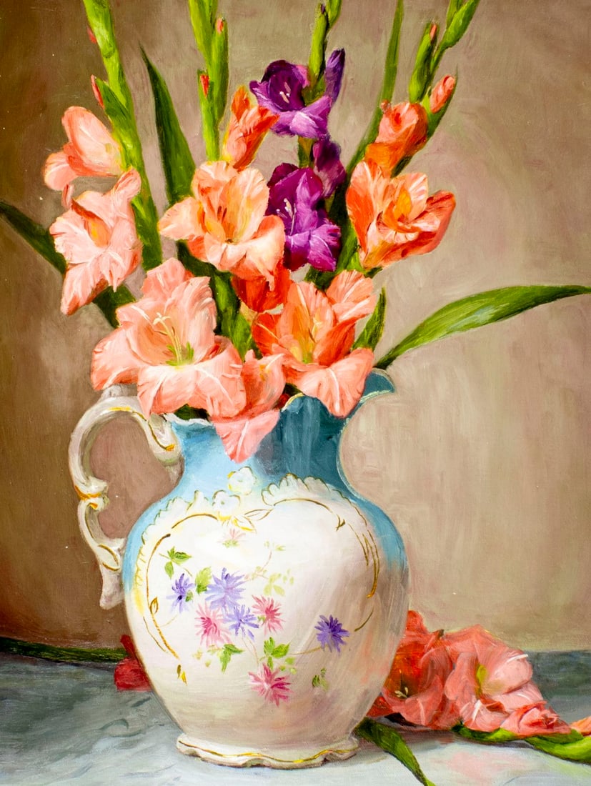 Suhua Zhu (US,China,20C) oil painting - 5