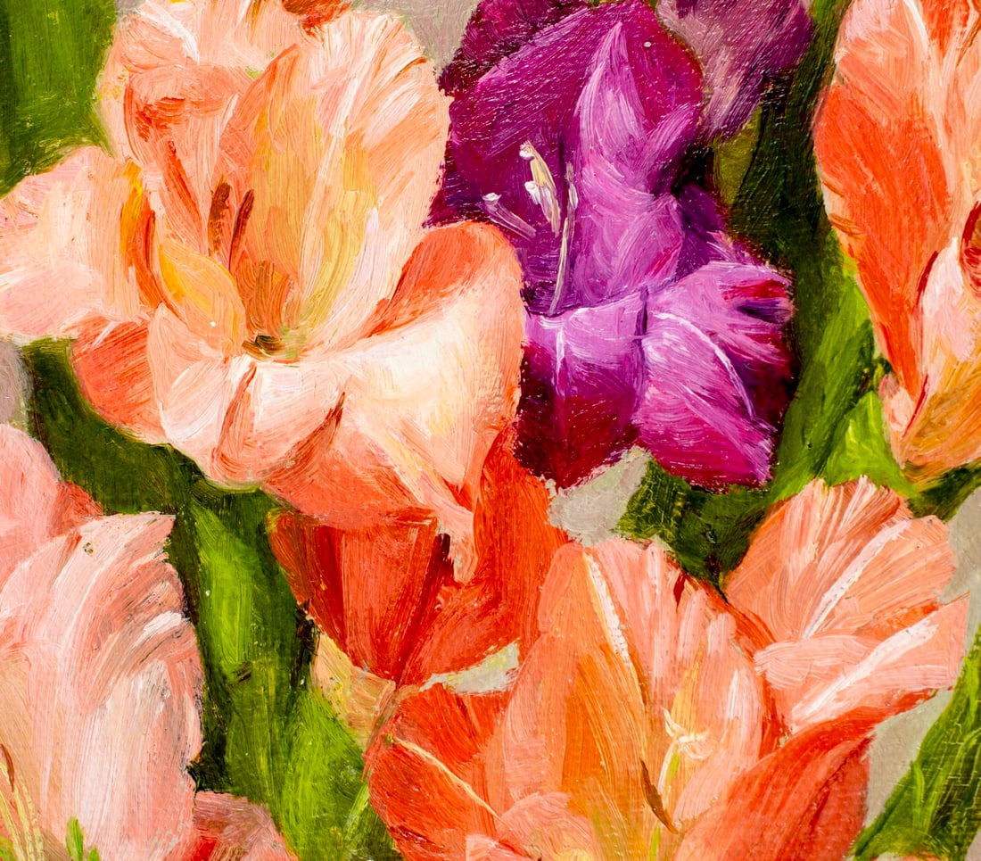 Suhua Zhu (US,China,20C) oil painting - 8