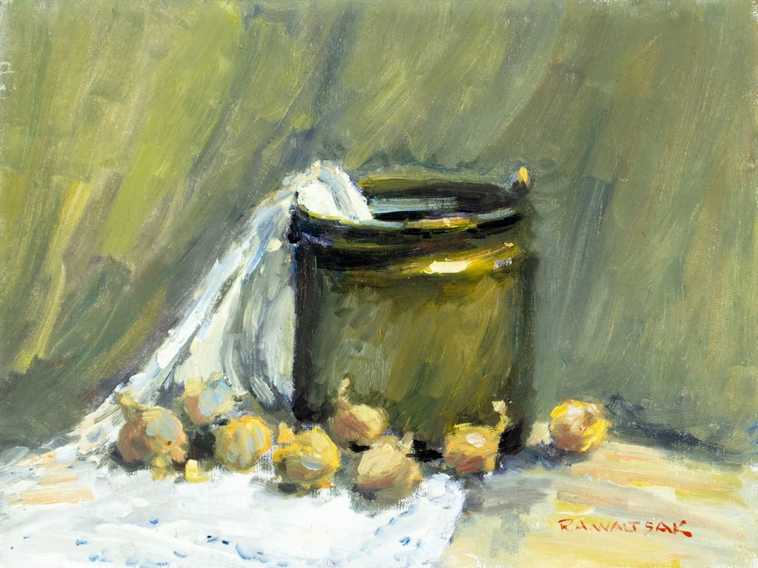 Robert Waltsak (NJ,b 1944) oil painting (1 of 12)