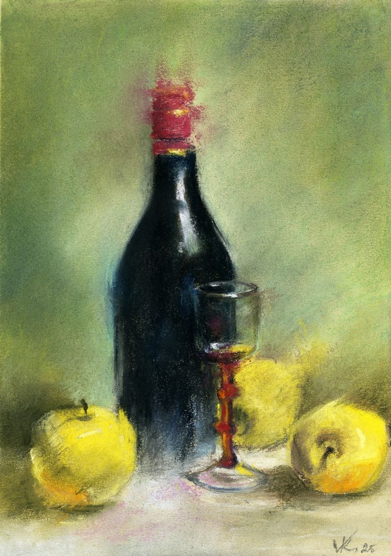 Ksenia Vasilchenko (Ukraine,b 1996) pastel painting (1 of 12)