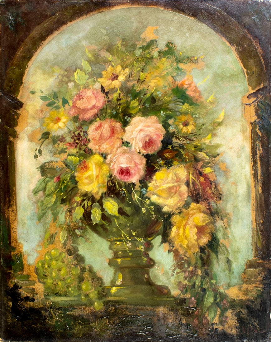 Van Veen (Dutch,early 20C) oil painting antique - 3