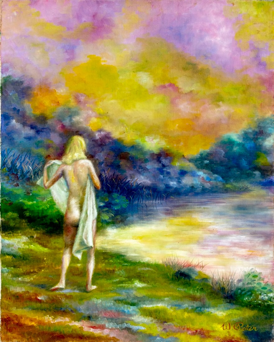 W Pater (US,20C) oil painting - 3