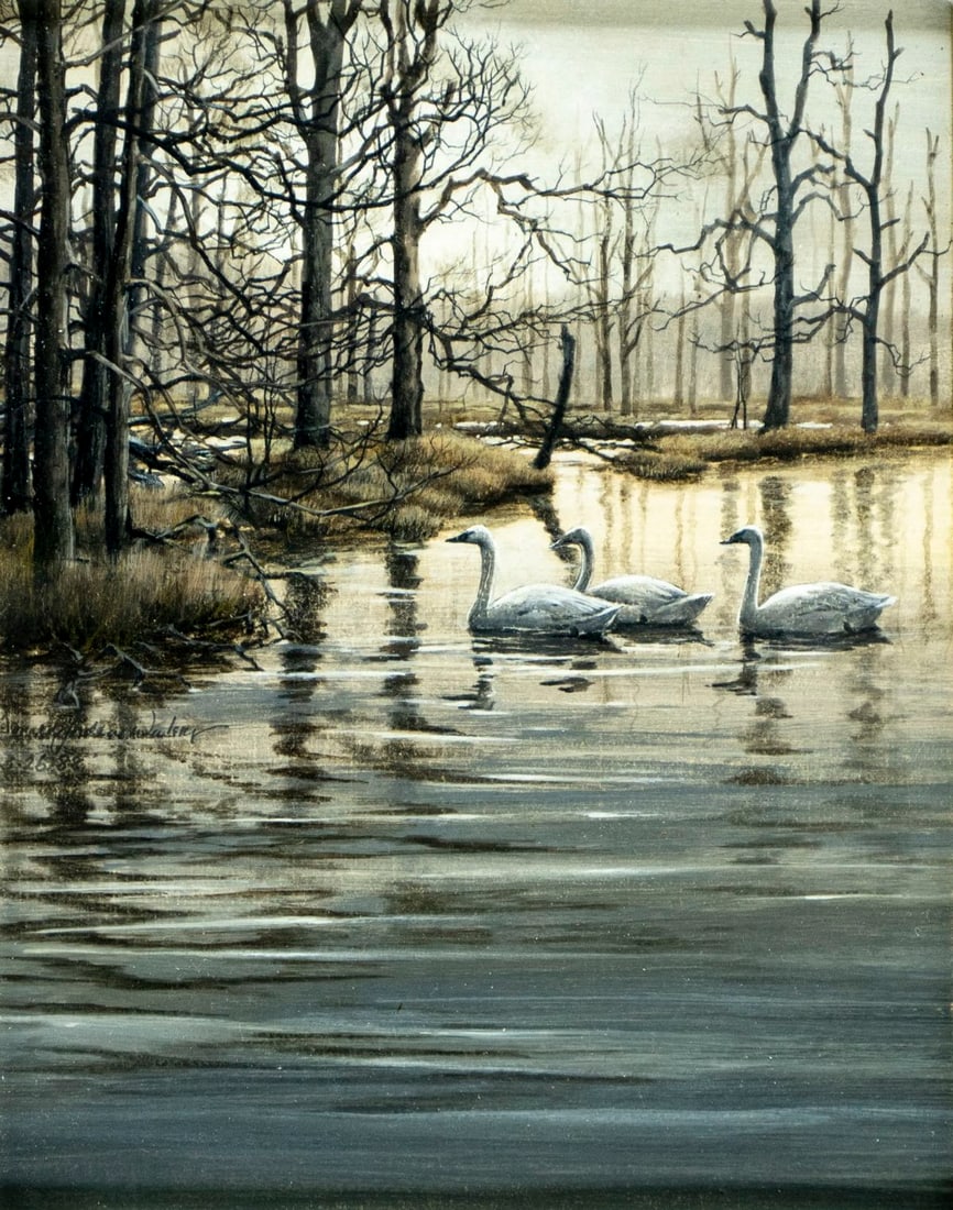 Donald Waters (NJ,1931-2005) oil painting (1 of 14)
