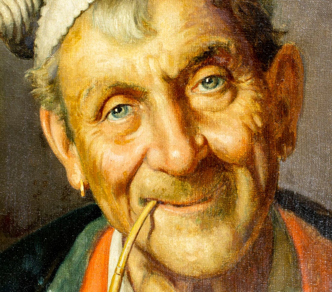 Achille Petrocelli (Italy,1861-1929) oil painting antique - 7