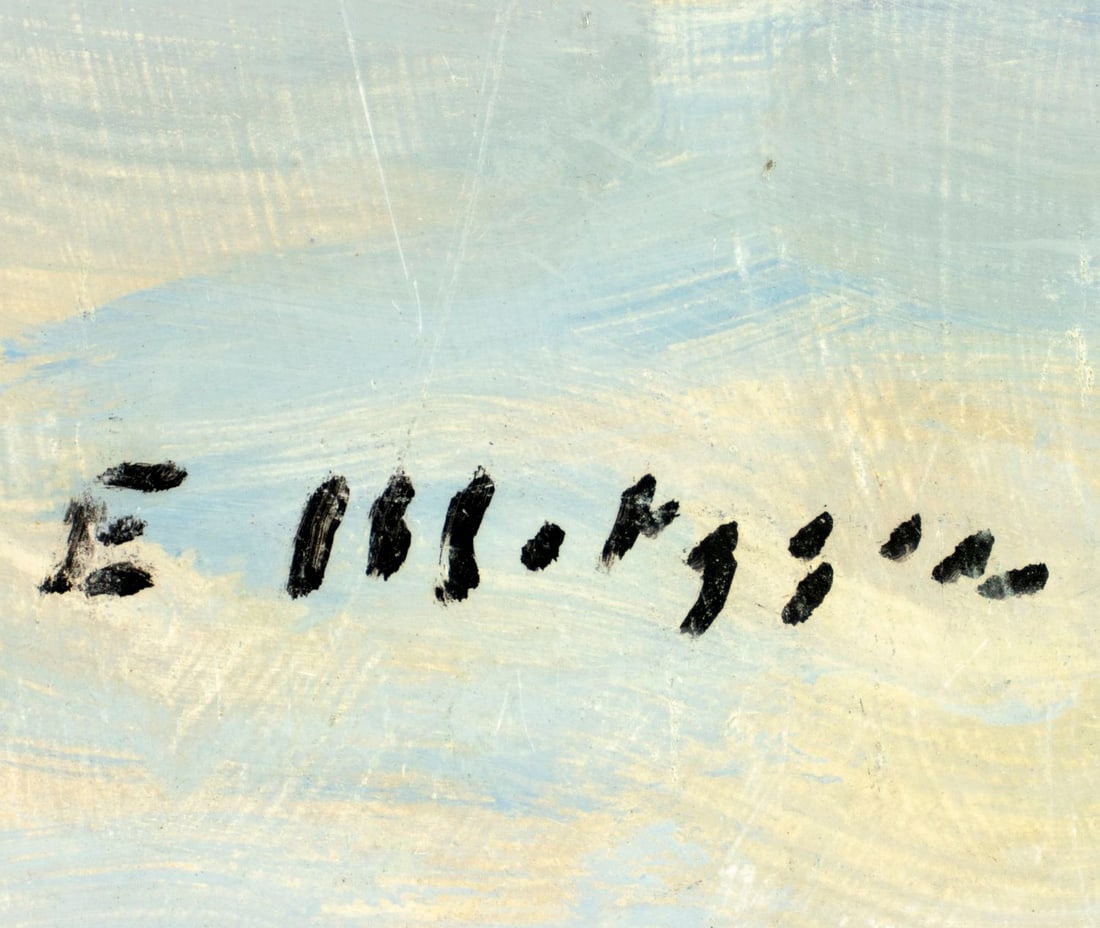 Evelyn Metzger (NY,Brazil,1911-2007) oil painting - 4