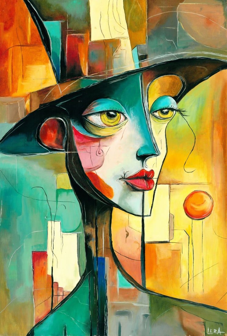 Valeria Kononenko (Ukraine,b 1986) oil painting: ARTIST: Valeria Kononenko (Ukraine, born 1986) TITLE: Foreigner (titled on verso) MEDIUM: oil on canvas CONDITION: Very good. No visible inpaint under UV light. A
