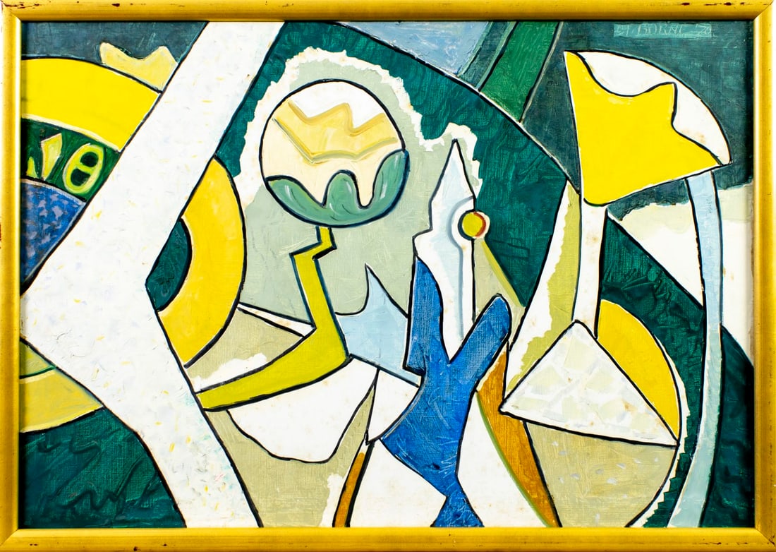 Mortimer Borne (NY,Poland,1902-1987) oil painting - 3