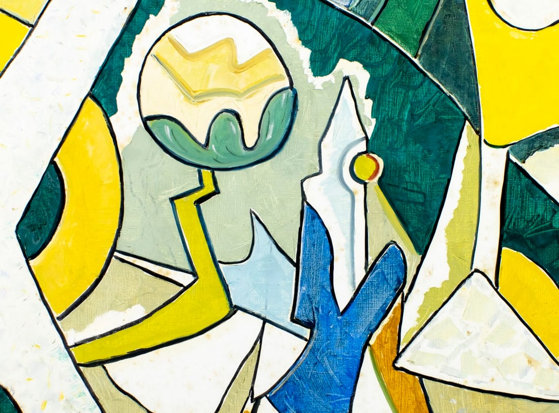 Mortimer Borne (NY,Poland,1902-1987) oil painting - 5