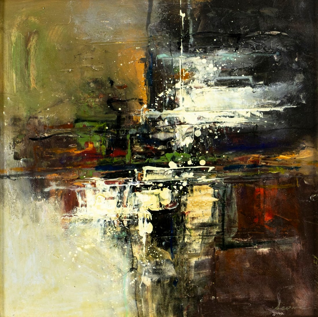 Dennis Levine (NY,20/21C) oil painting (1 of 13)